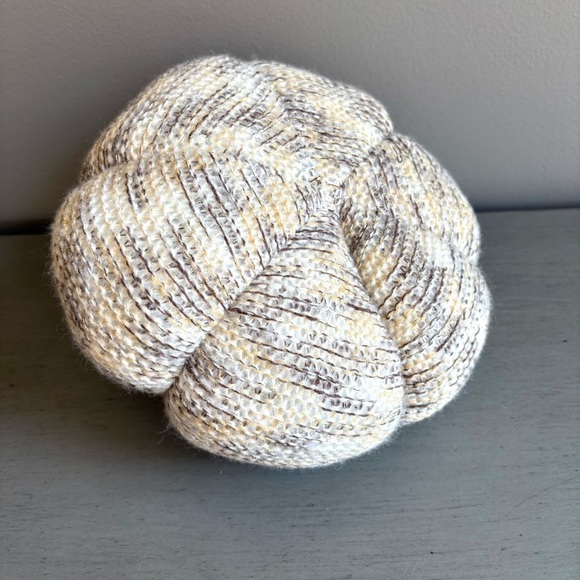 Holiday Halloween Fall Decorative Fabric Pumpkins Set of 3 Gray, White, Cream - Picture 5 of 16